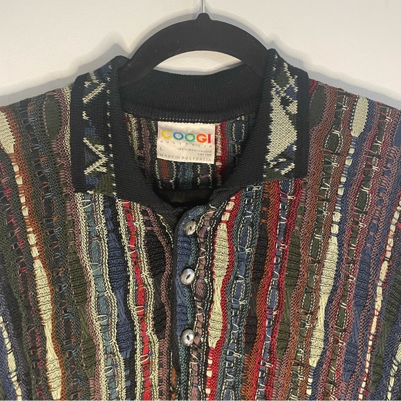COOGI AUTHENTIC button up sweater 80s/90s - Picture 2 of 3